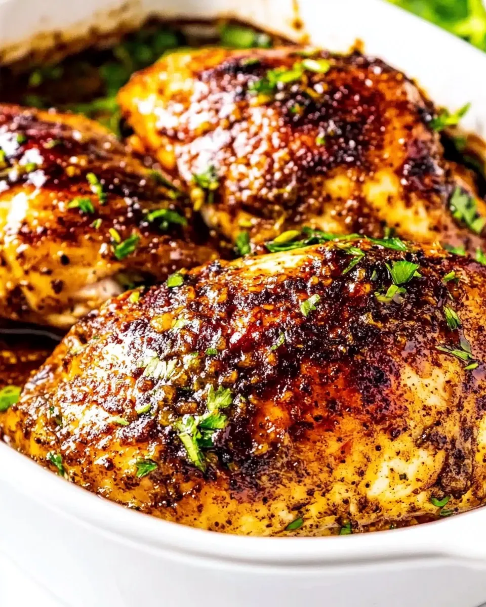 Homemade Honey Mustard Baked Chicken photo