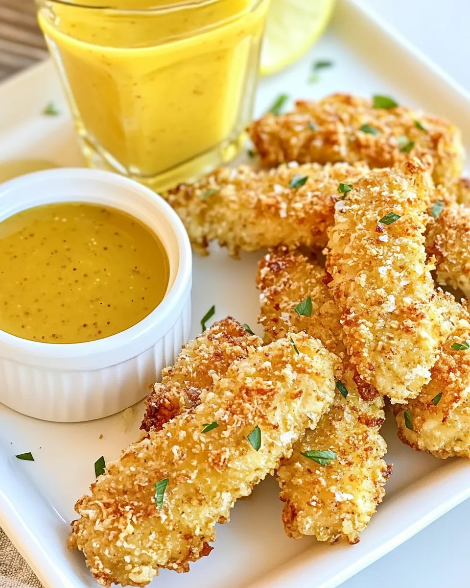 Homemade Honey Mustard Chicken Fingers photo