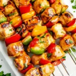 Homemade Honey Mustard Chicken Kabobs photo
