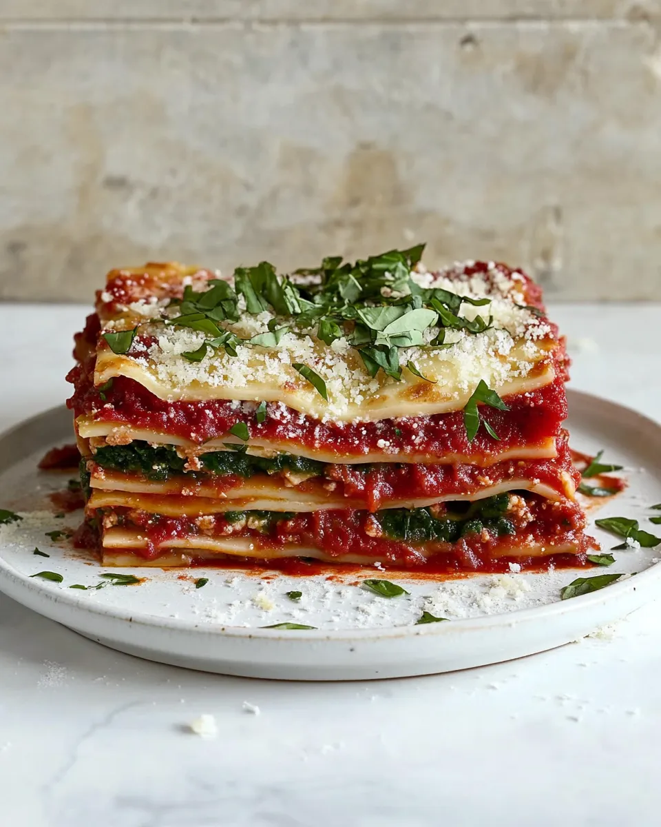 Delicious How To Layer Lasagna shot