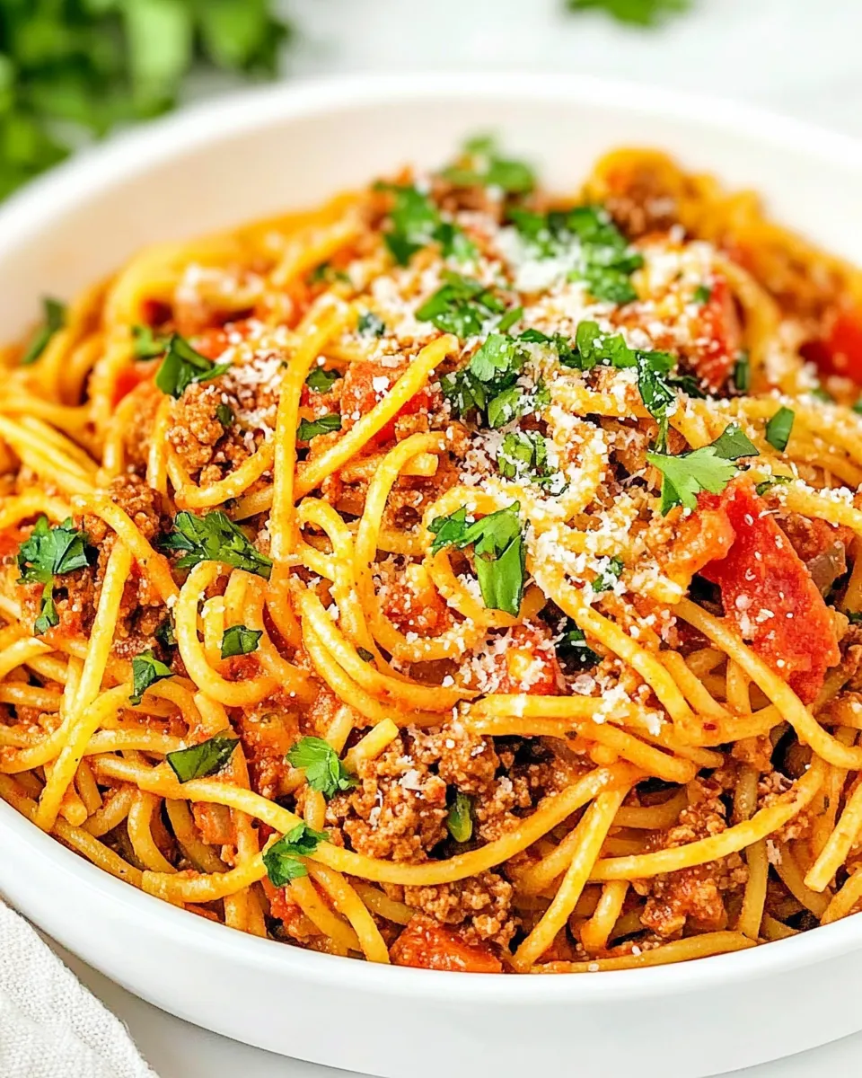 homemade How to Make Taco Spaghetti photo