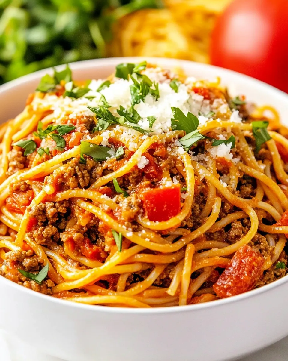 easy How to Make Taco Spaghetti recipe image