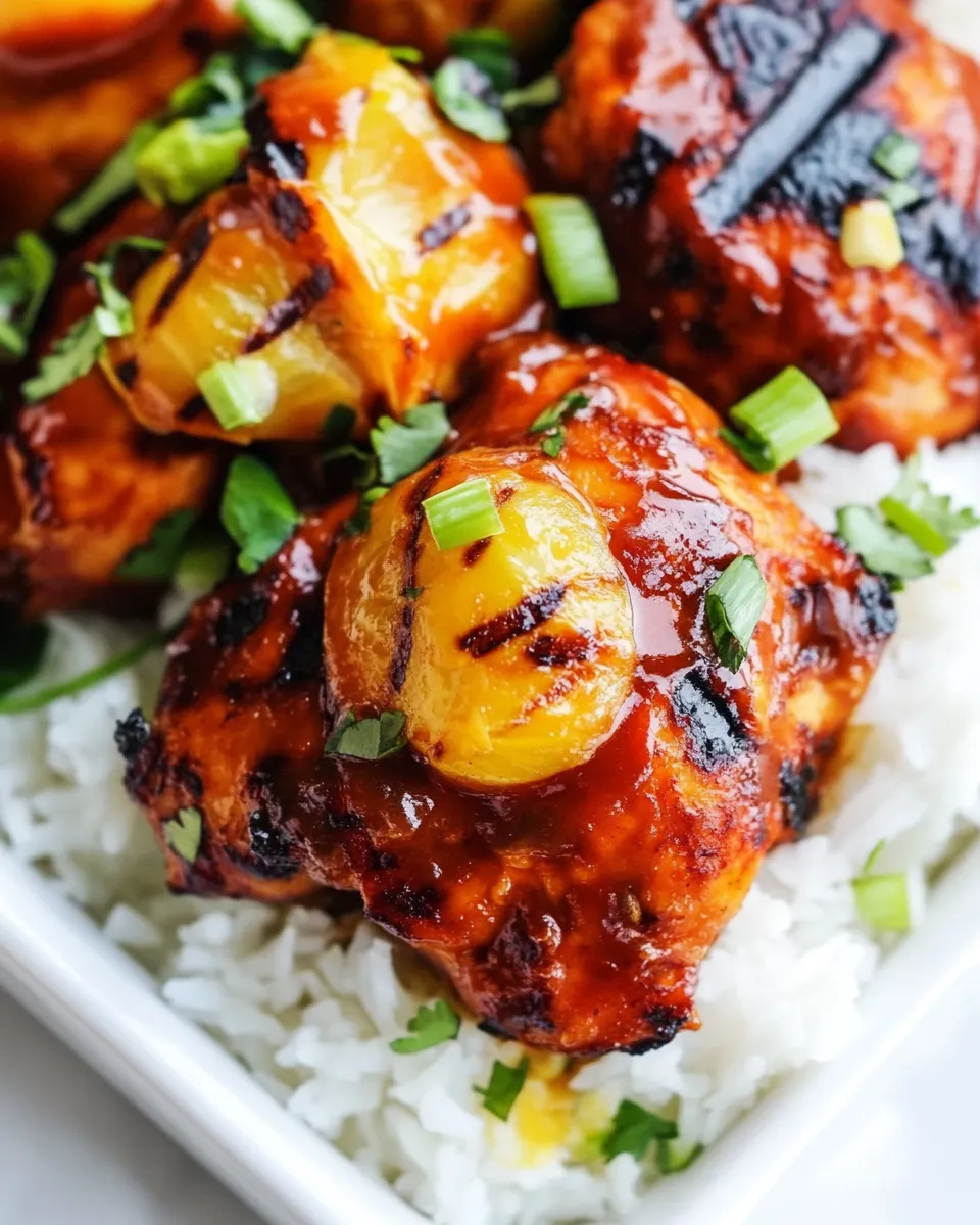 Quick Huli Huli Chicken dish photo