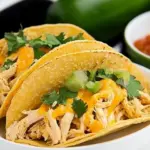 Homemade Instant Pot Cheesy Chicken Tacos photo
