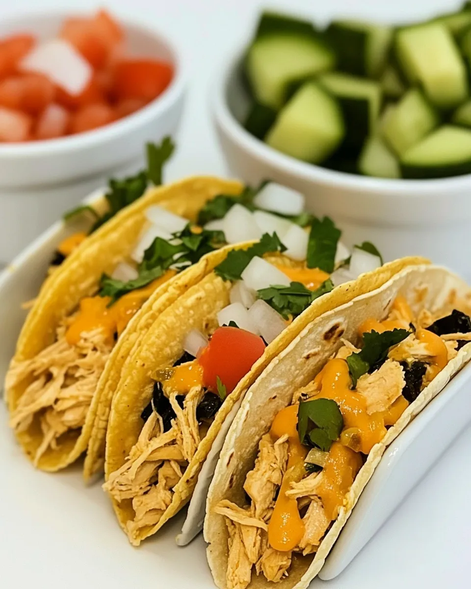 Easy Instant Pot Cheesy Chicken Tacos picture
