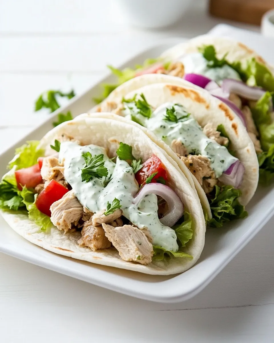 Homemade Instant Pot Chicken Gyros photo
