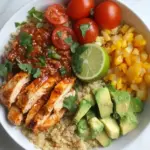 Delicious Instant Pot Chipotle Chicken Bowls with Cilantro Lime Quinoa photo