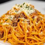 homemade Instant Pot Cream Cheese Spaghetti photo