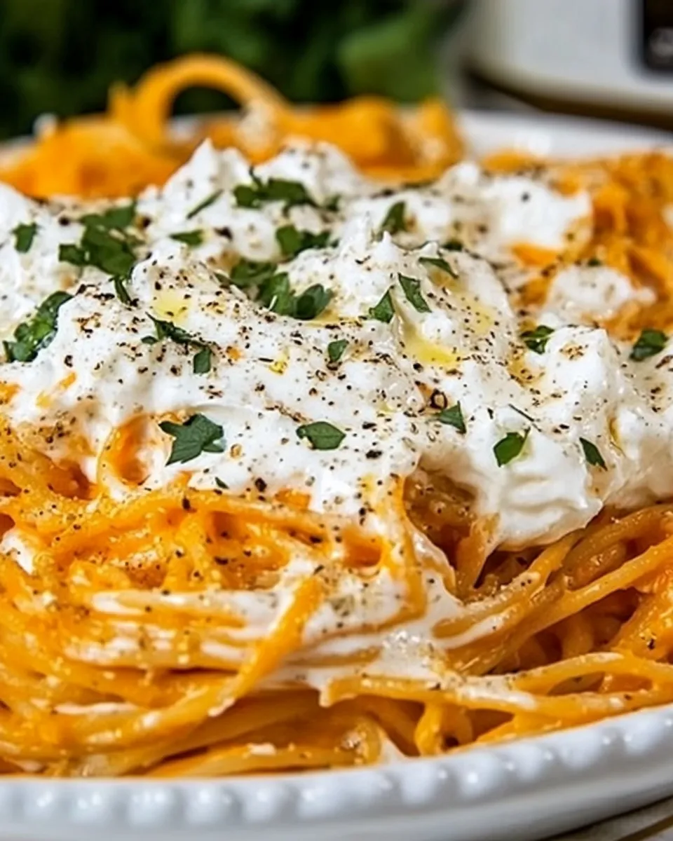 classic Instant Pot Cream Cheese Spaghetti image