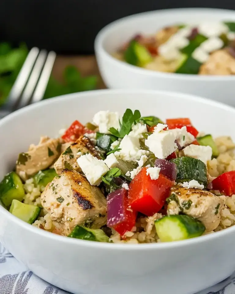 Homemade Instant Pot Greek Chicken Bowls photo