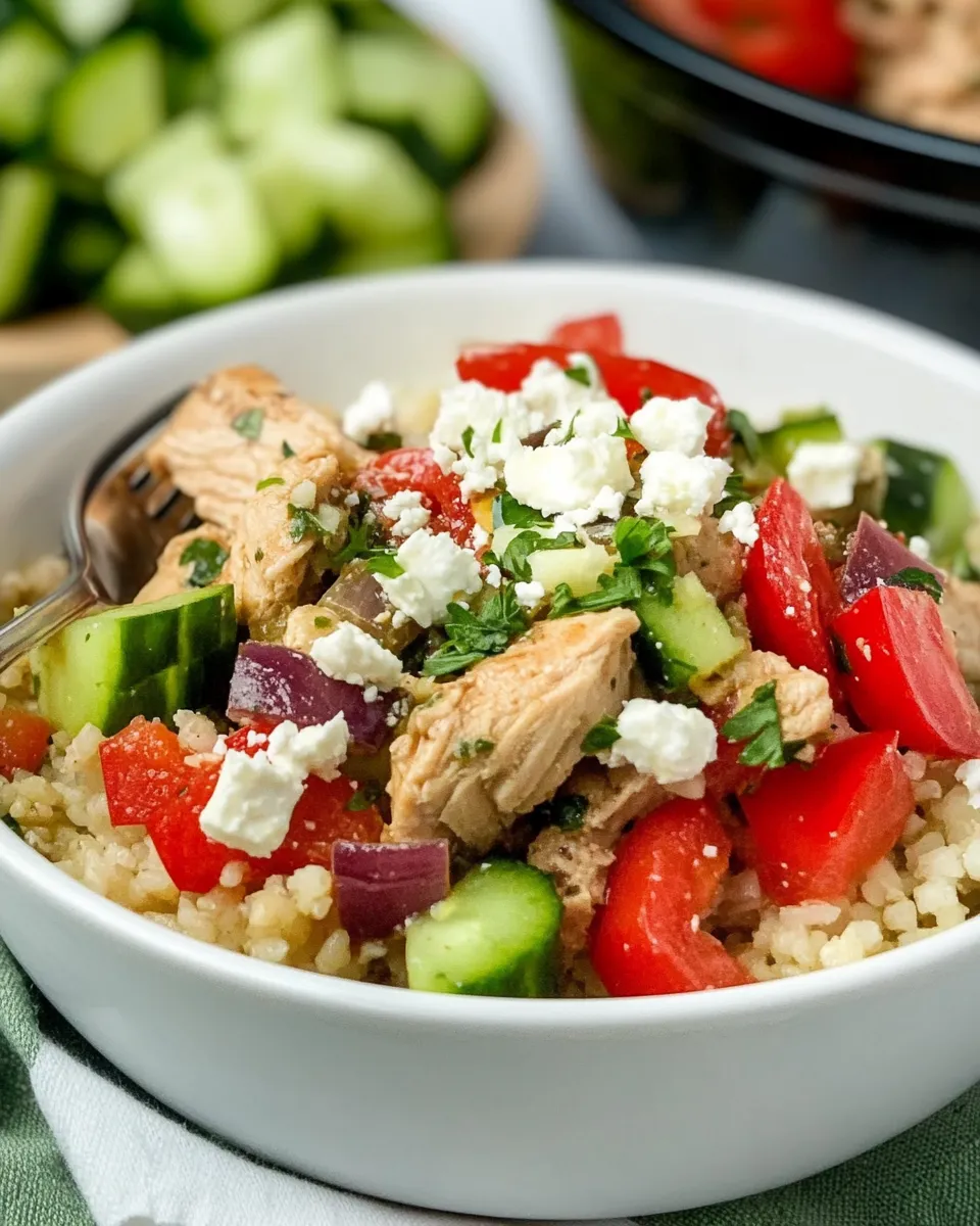 Classic Instant Pot Greek Chicken Bowls image