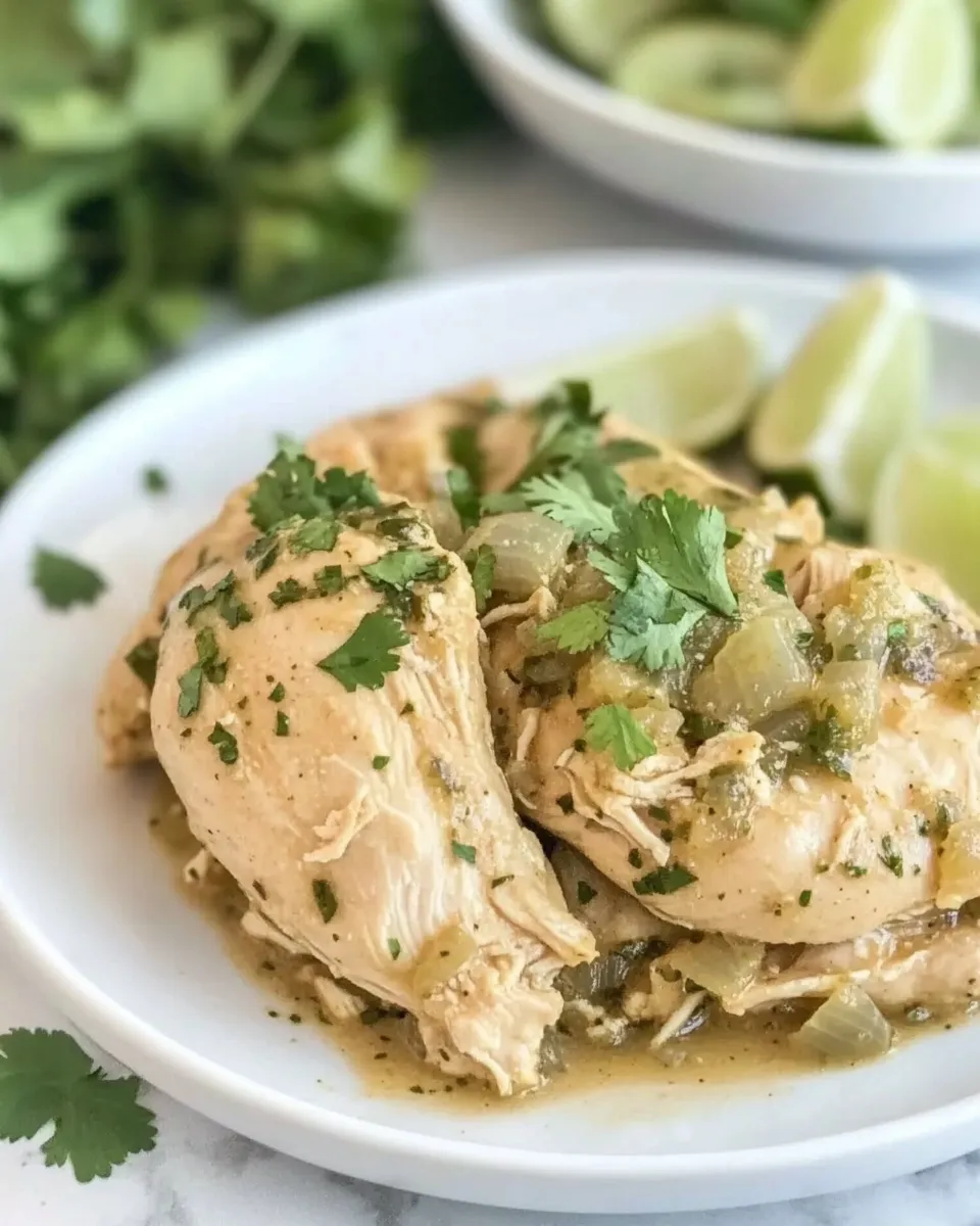 Easy Instant Pot Salsa Verde Chicken recipe photo