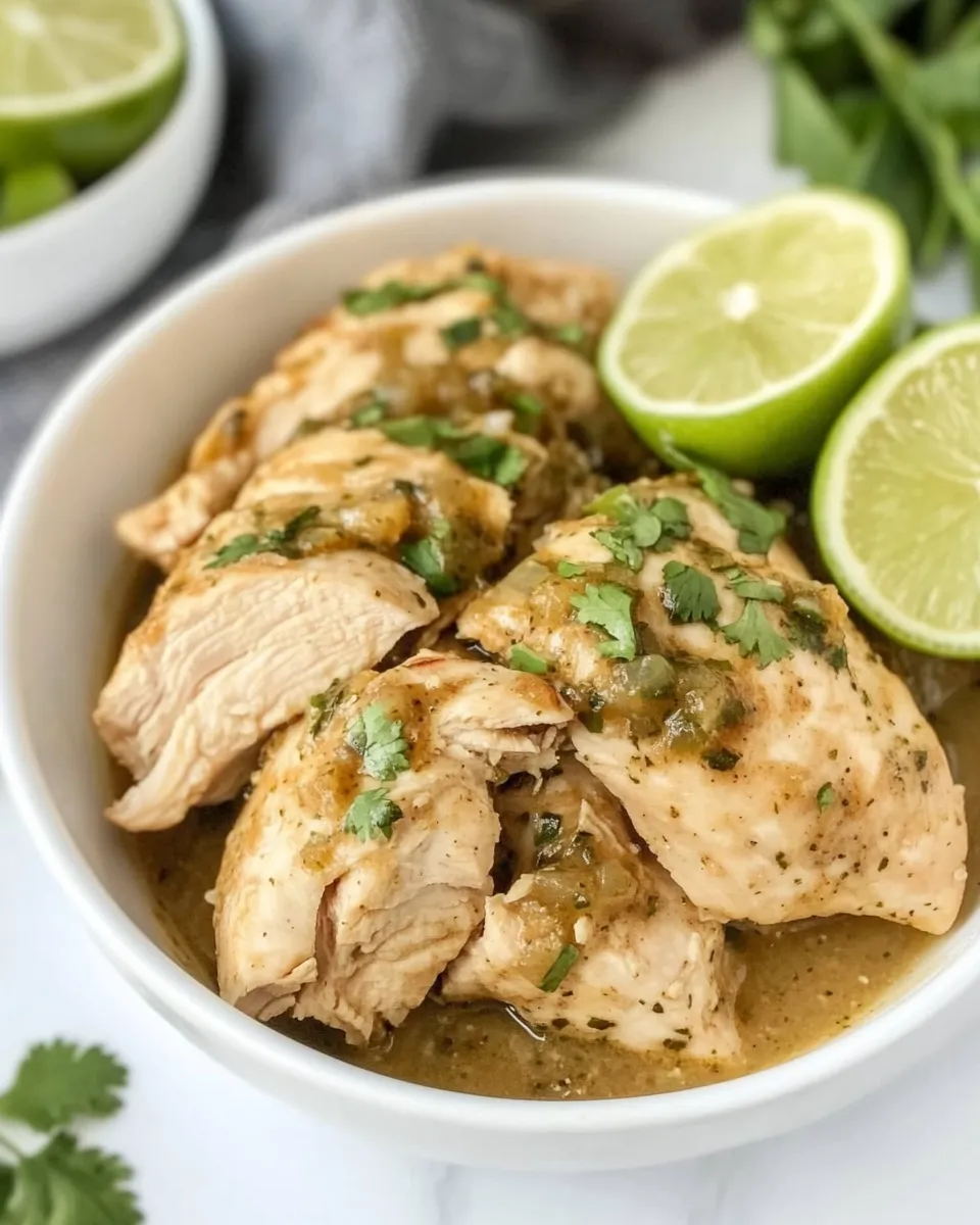 Delicious Instant Pot Salsa Verde Chicken dish photo