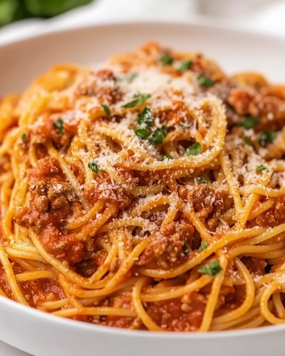Easy Instant Pot Spaghetti recipe photo
