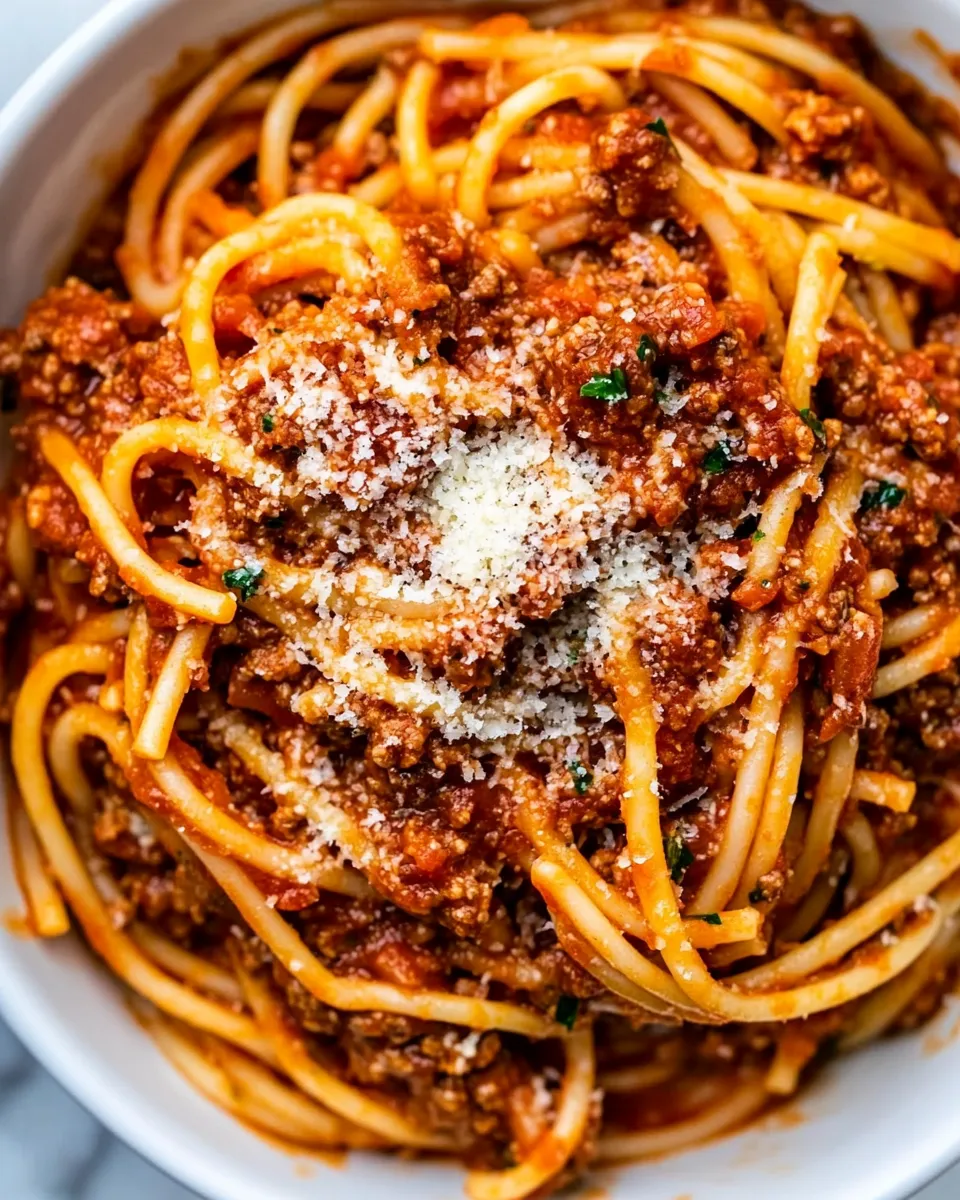 Classic Instant Pot Spaghetti with Meat Sauce image