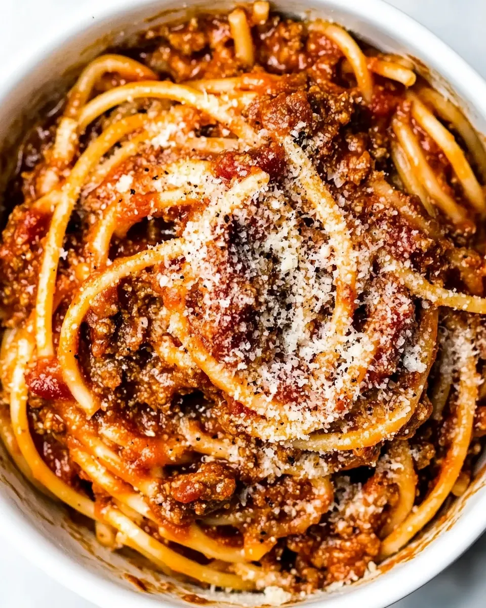 Delicious Instant Pot Spaghetti with Meat Sauce dish photo