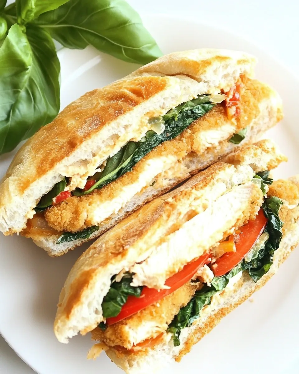 Classic Italian Chicken Cutlet Sandwiches image