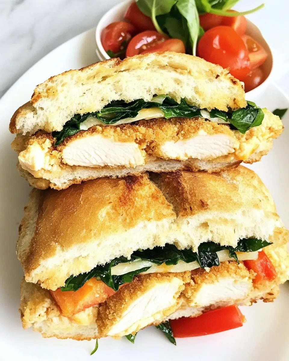 Easy Italian Chicken Cutlet Sandwiches recipe photo