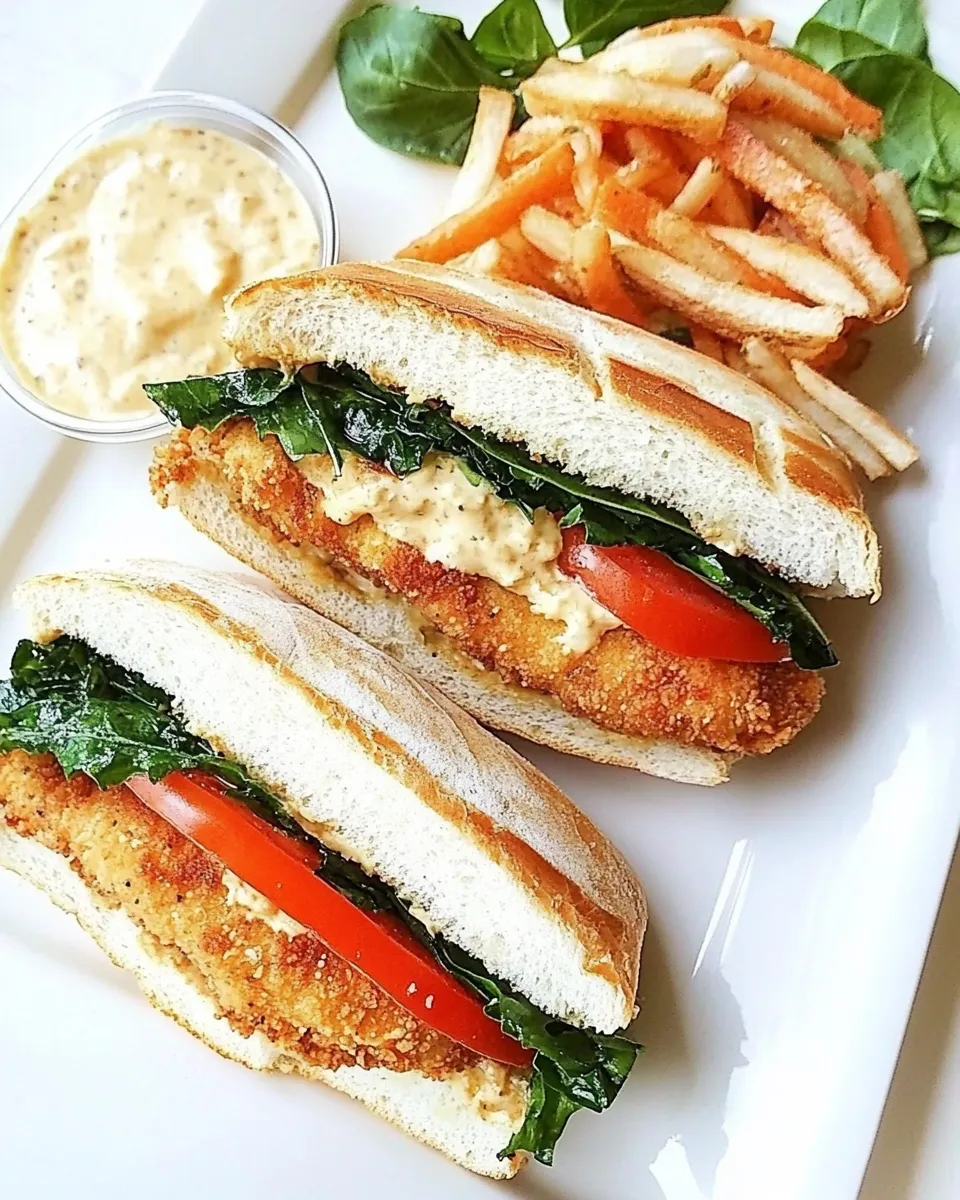 Delicious Italian Chicken Cutlet Sandwiches dish photo