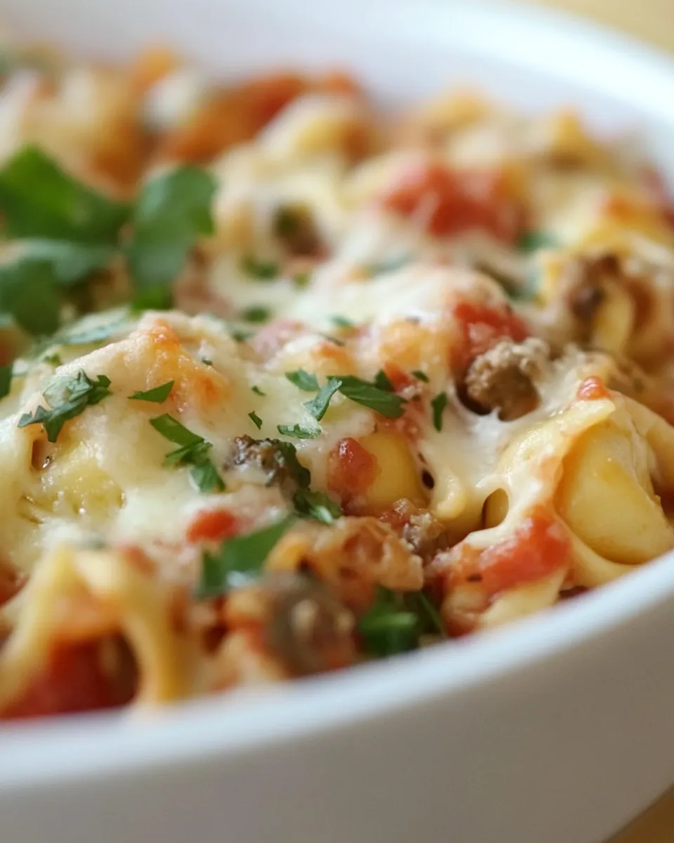 Classic Italian Herb Baked Cheese Tortellini image