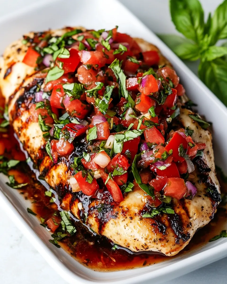 Classic Italian Herb Bruschetta Chicken recipe image