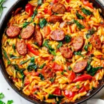 Homemade Italian Orzo and Sausage Skillet photo