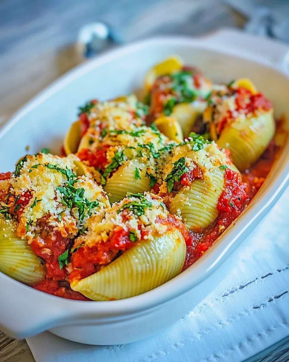 Easy Italian Stuffed Shells recipe photo