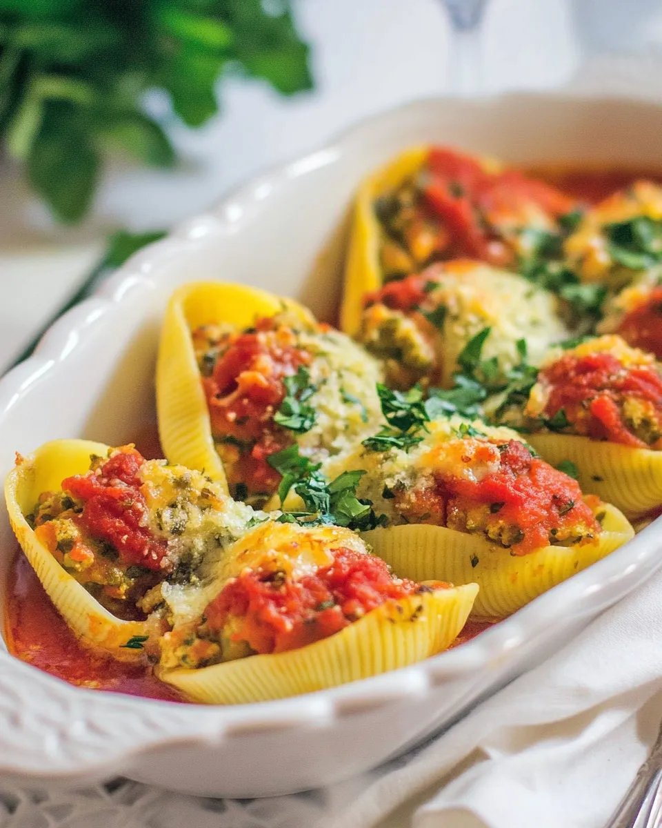 Delicious Italian Stuffed Shells dish photo