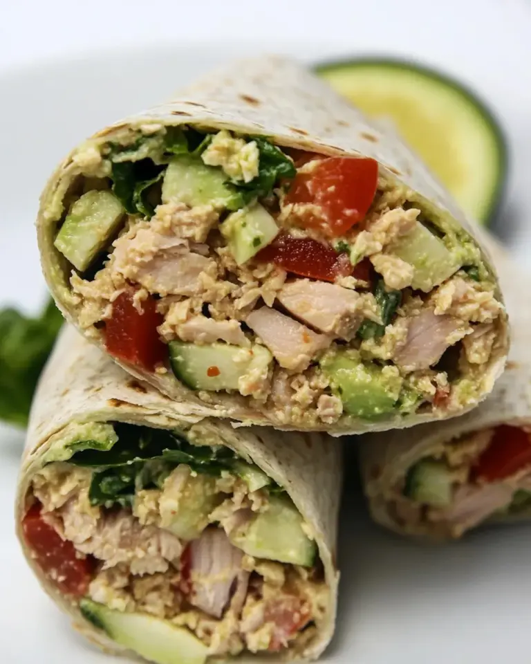 Homemade Italian Tuna Wraps photo