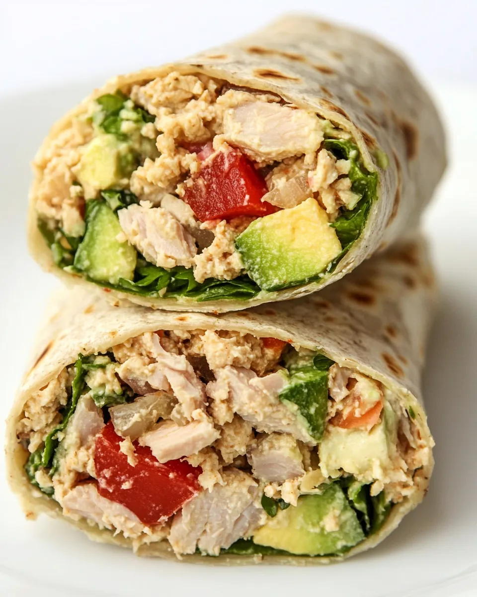 Classic Italian Tuna Wraps image