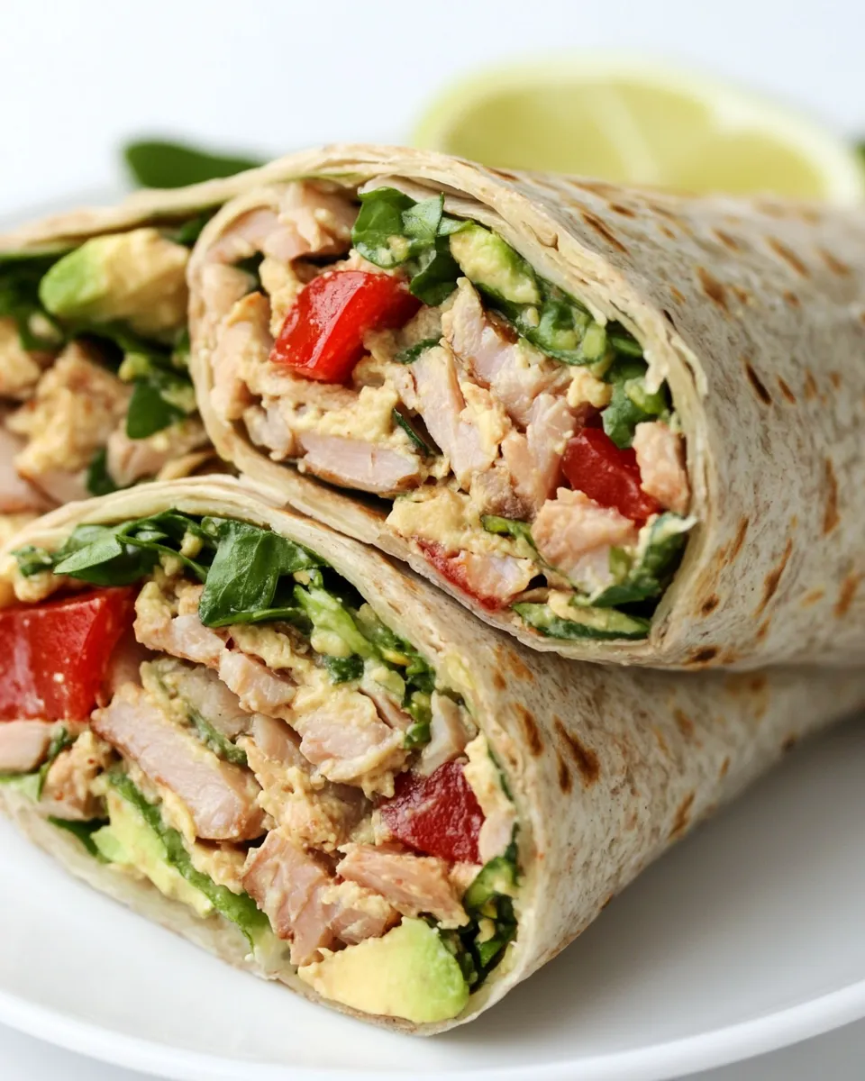 Easy Italian Tuna Wraps recipe photo