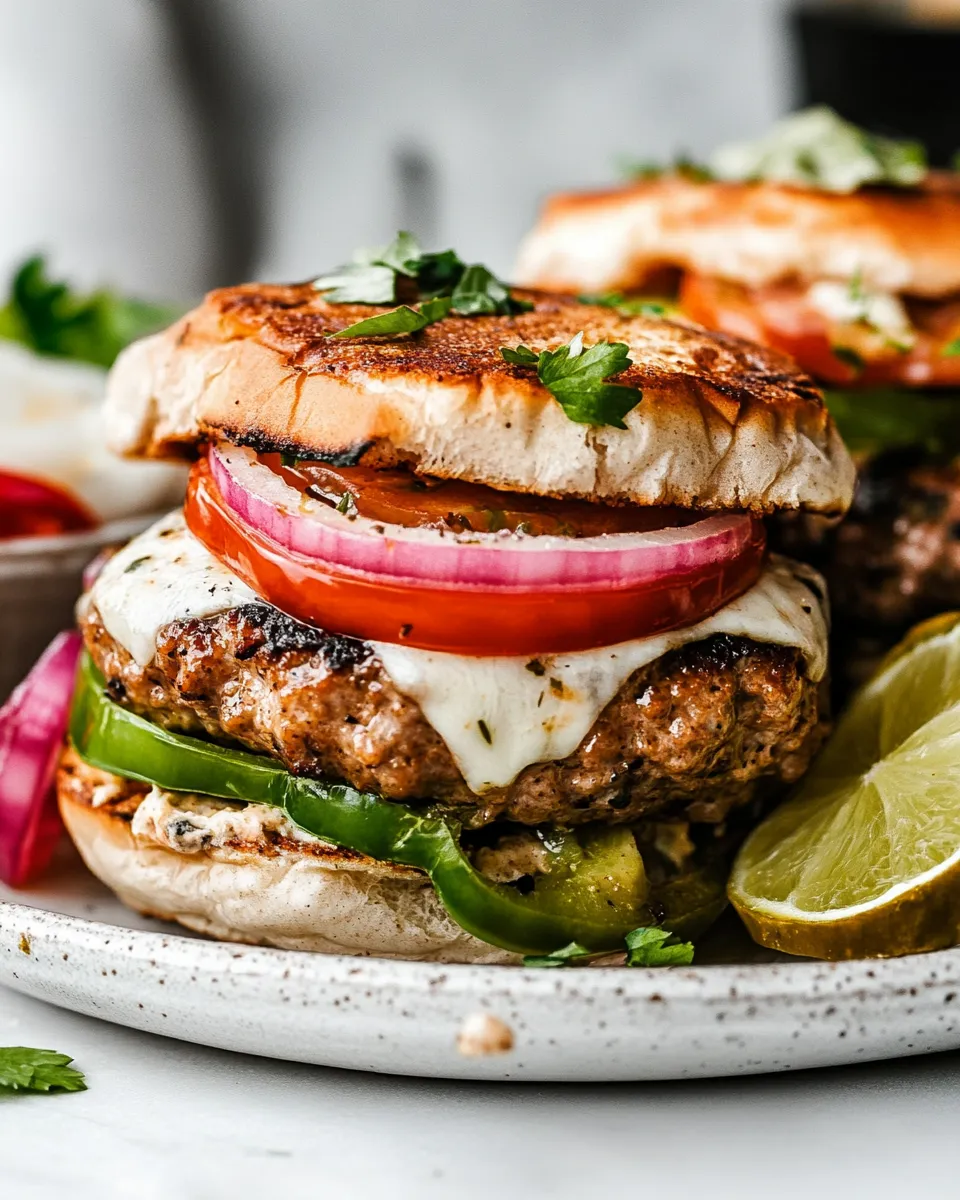 Classic Italian Turkey Burgers dish photo