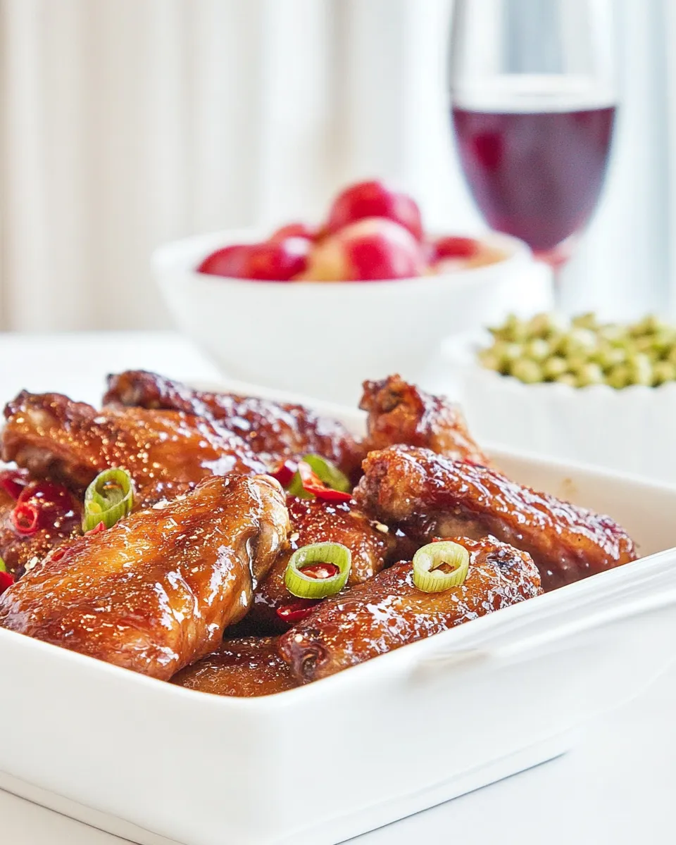 Classic Jammin Spicy Plum Chicken Wings image