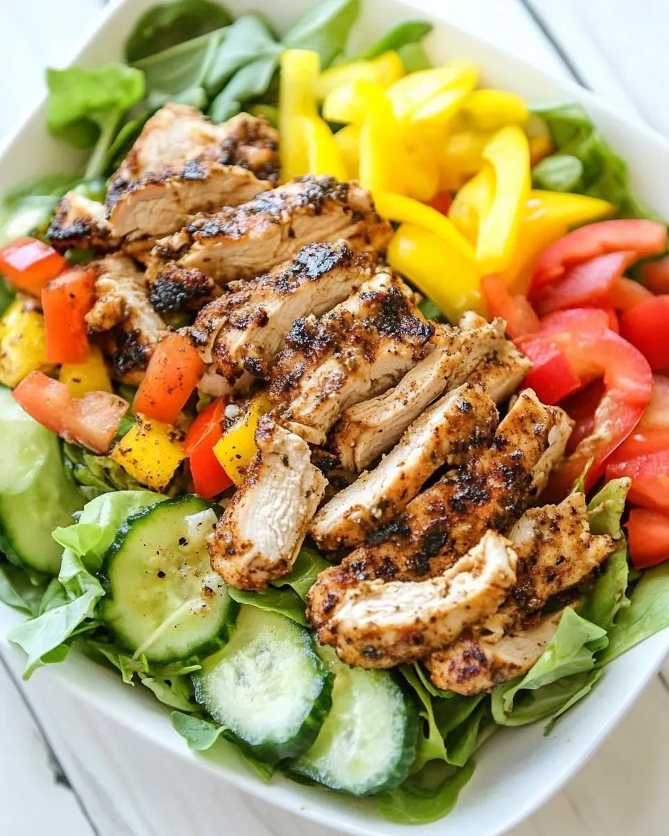 Delicious Jerk Chicken Salad image