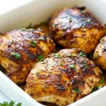 Homemade Juicy Grilled Chicken Thighs photo