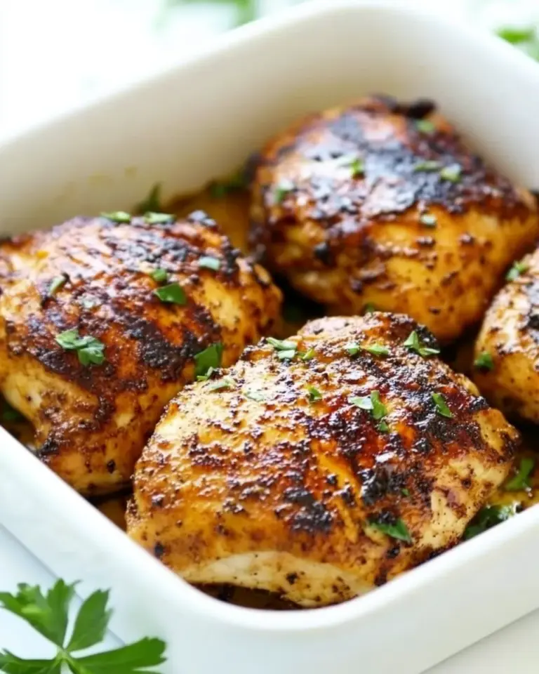 Homemade Juicy Grilled Chicken Thighs photo
