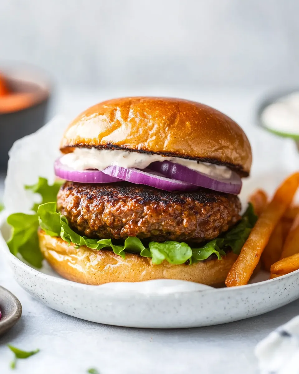 Classic Juicy Turkey Burger Recipe image