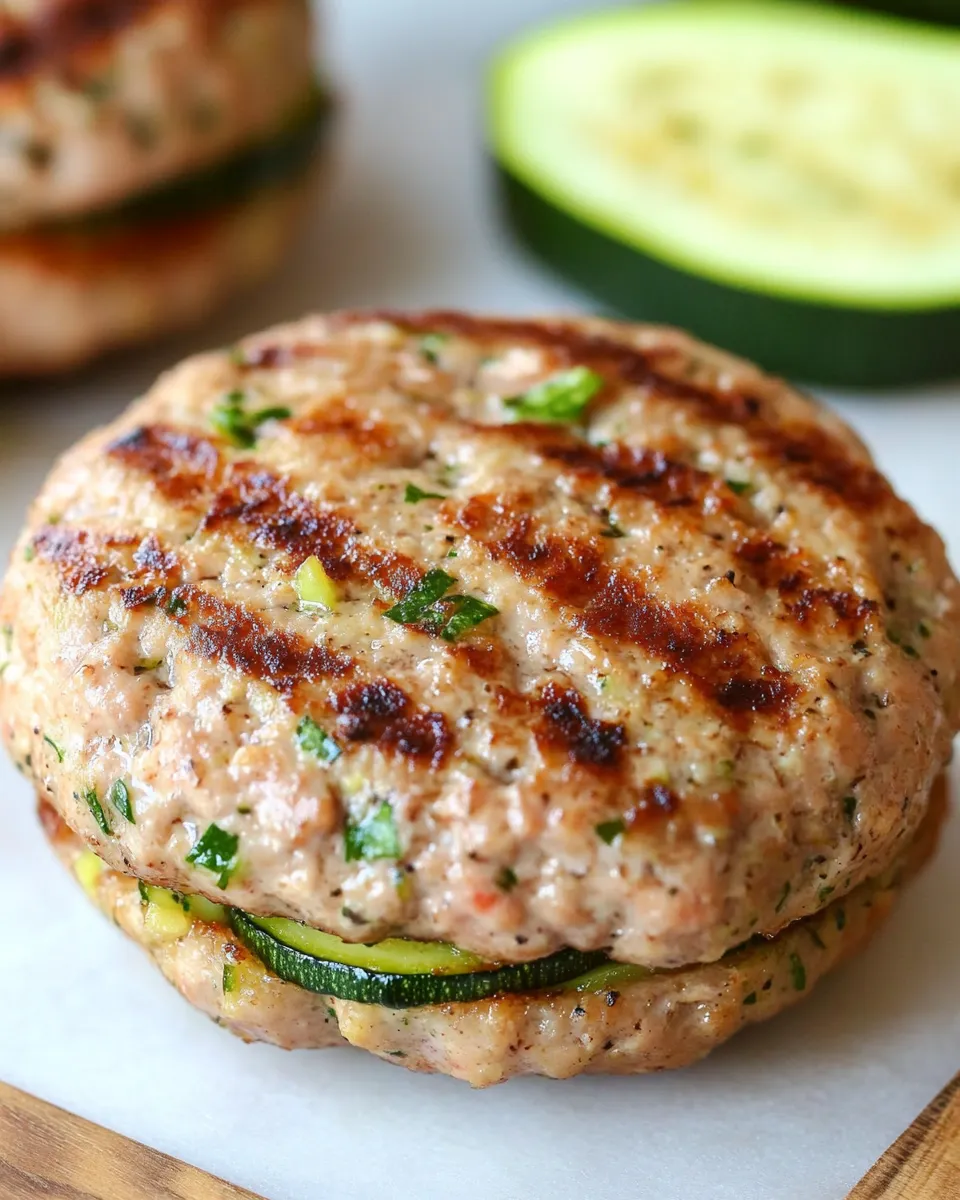 Classic Juicy Turkey Burgers with Zucchini dish photo