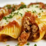 homemade Jumbo Stuffed Shells With Meat (Ground Beef!) photo