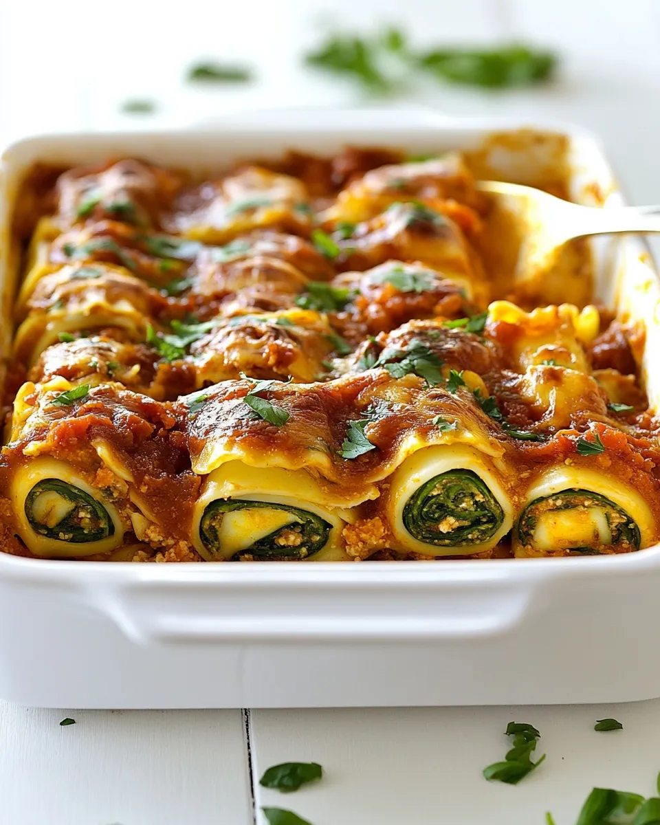 Delicious Keto Lasagna Roll Ups dish photo