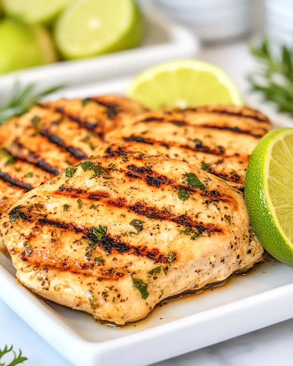 Classic Key Lime Grilled Chicken image