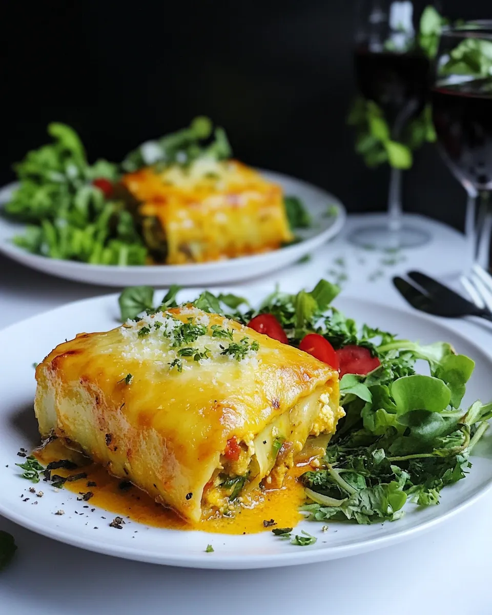 Homemade Lasagna Roll Ups For Two photo