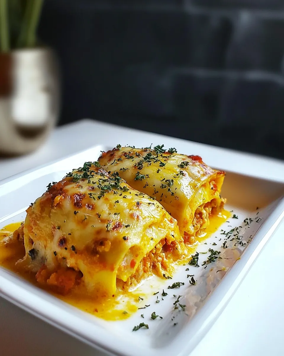 Easy Lasagna Roll Ups For Two picture