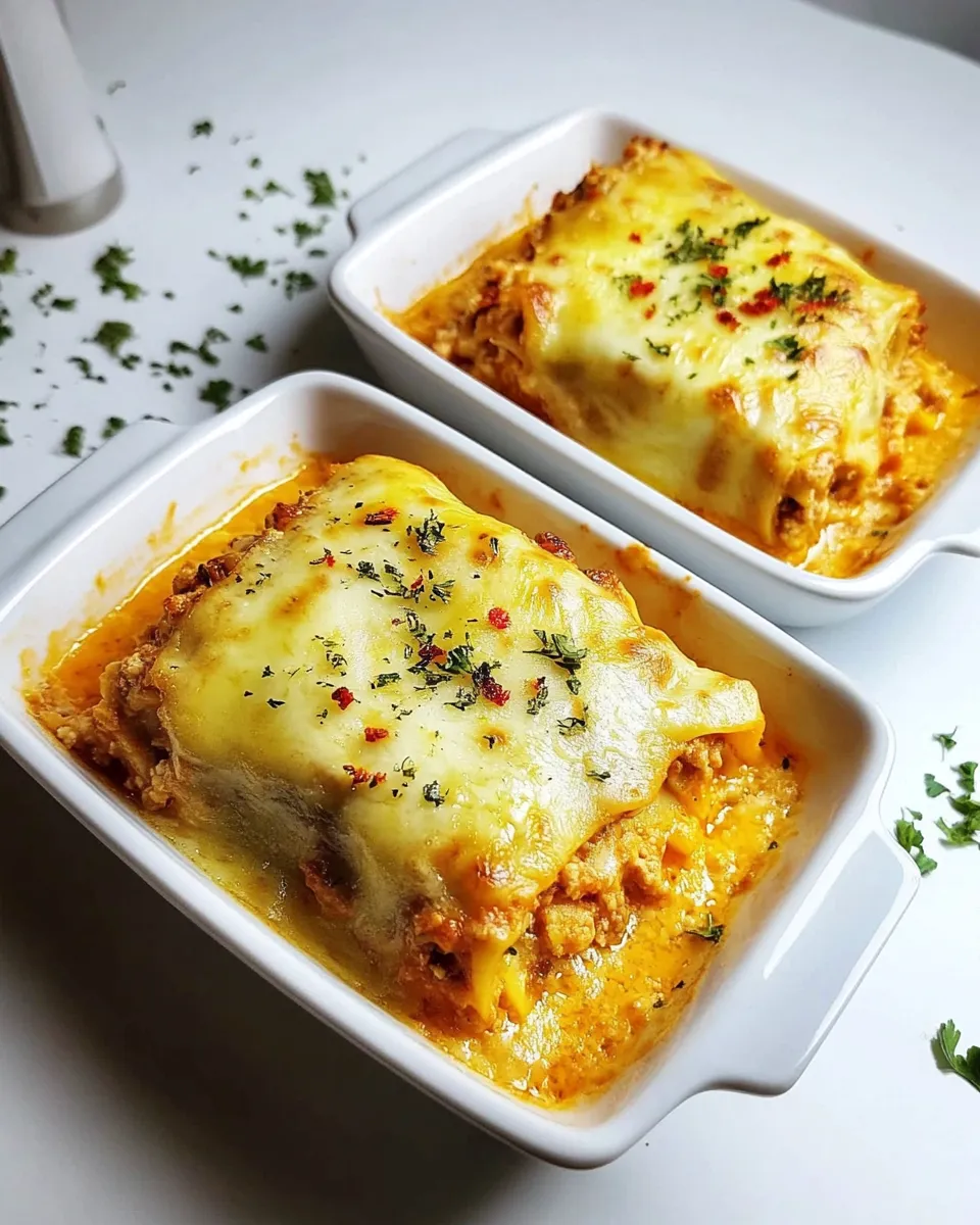 Delicious Lasagna Roll Ups For Two shot