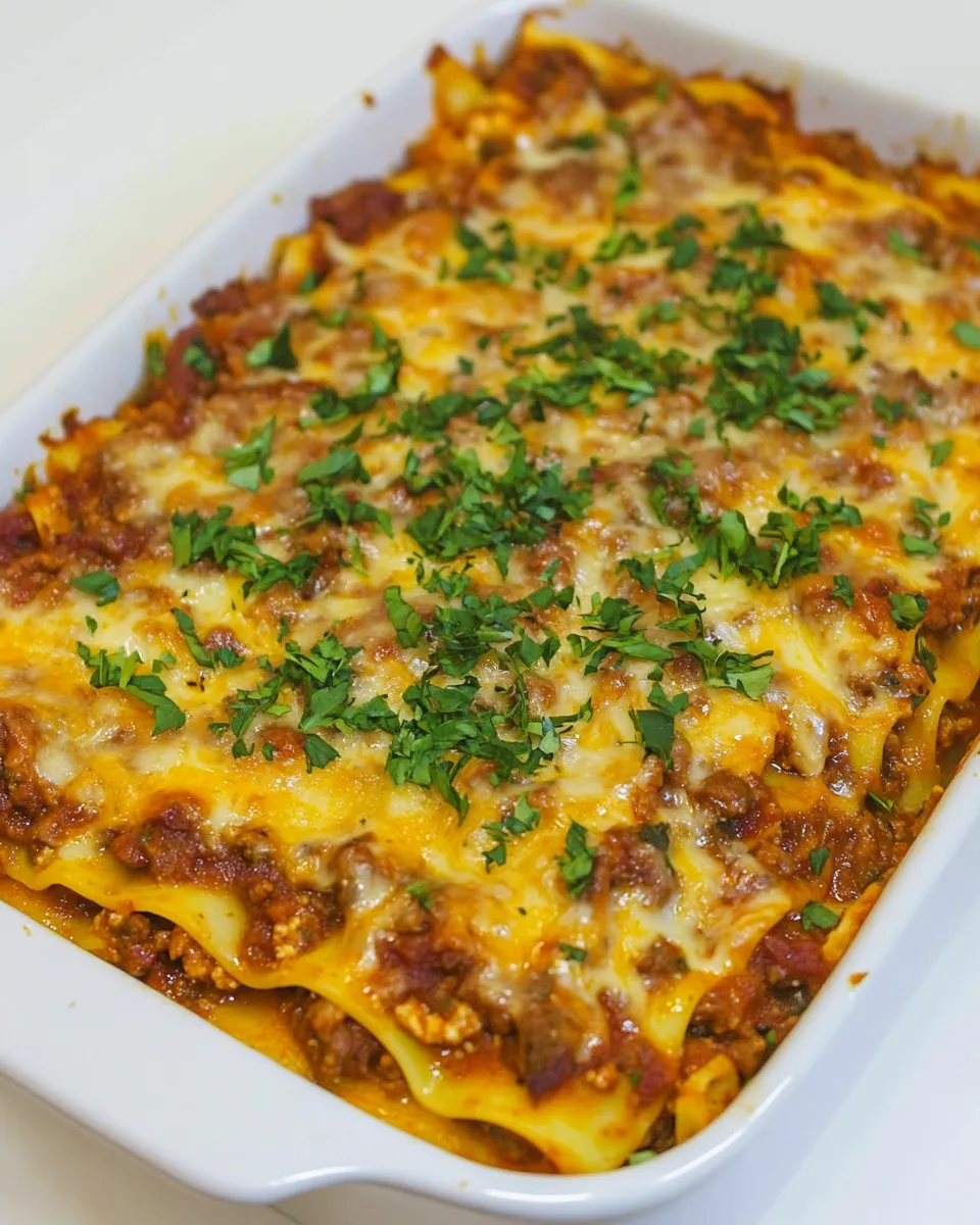 Easy Lazy Low Fat Lasagna recipe photo