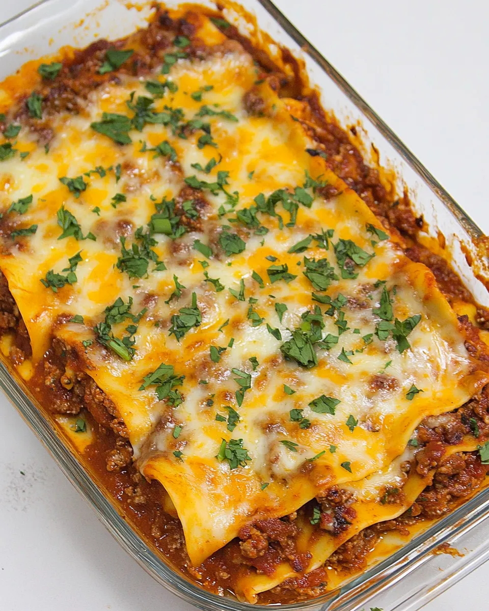 Delicious Lazy Low Fat Lasagna dish photo