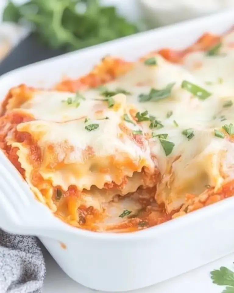 homemade Lazy Ravioli Lasagna Recipe (Easy Casserole) photo