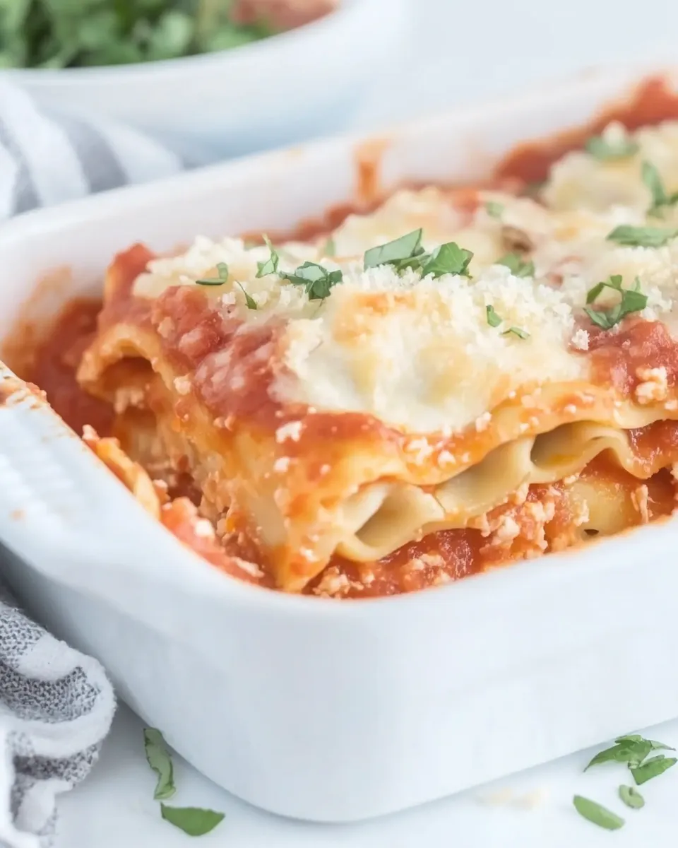 delicious Lazy Ravioli Lasagna Recipe (Easy Casserole) shot
