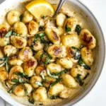 Homemade Lemon Chicken Gnocchi photo