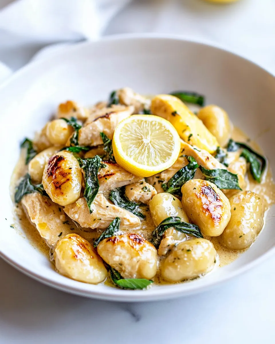 Classic Lemon Chicken Gnocchi image